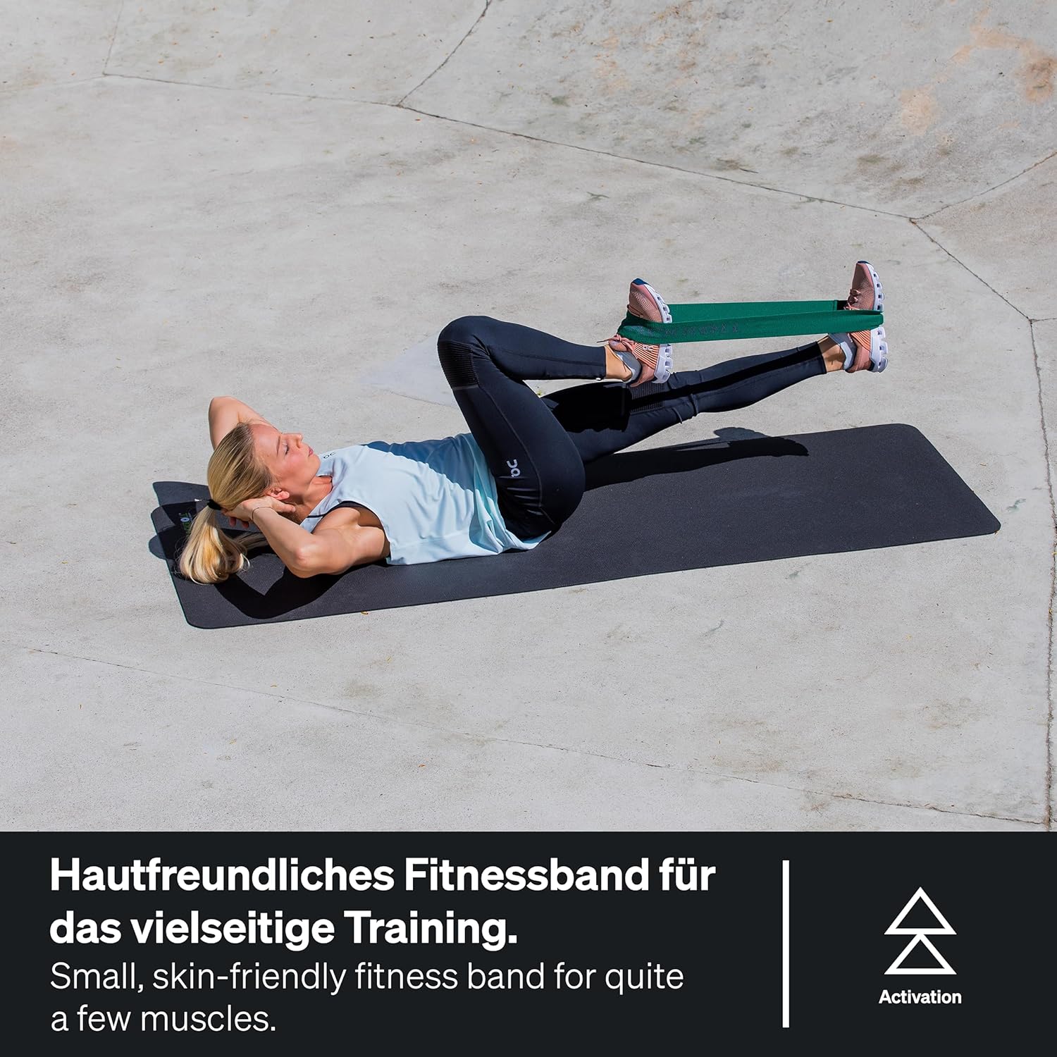 BLACKROLL Amlbbe Fitnessband, Loopband, Übungsband, Gymnastikband, Sportband mit starker Dehnung, Einheitsgröße – Bild 3