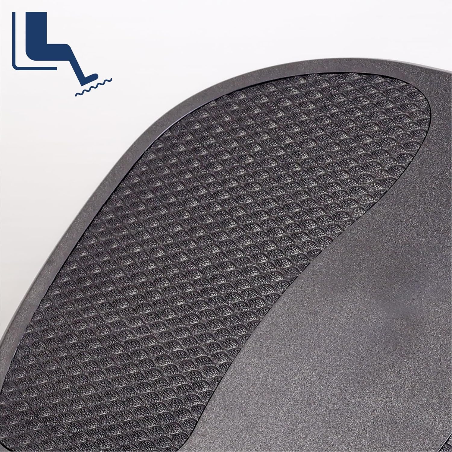 Raylu Papier-Fußstütze für Schreibtisch, rutschfeste Basis, verstellbarer Winkel und Höhe, Massageeffekt, ergonomische und verstellbare Schreibtisch-Fußstütze. (Modell 30) – Bild 5