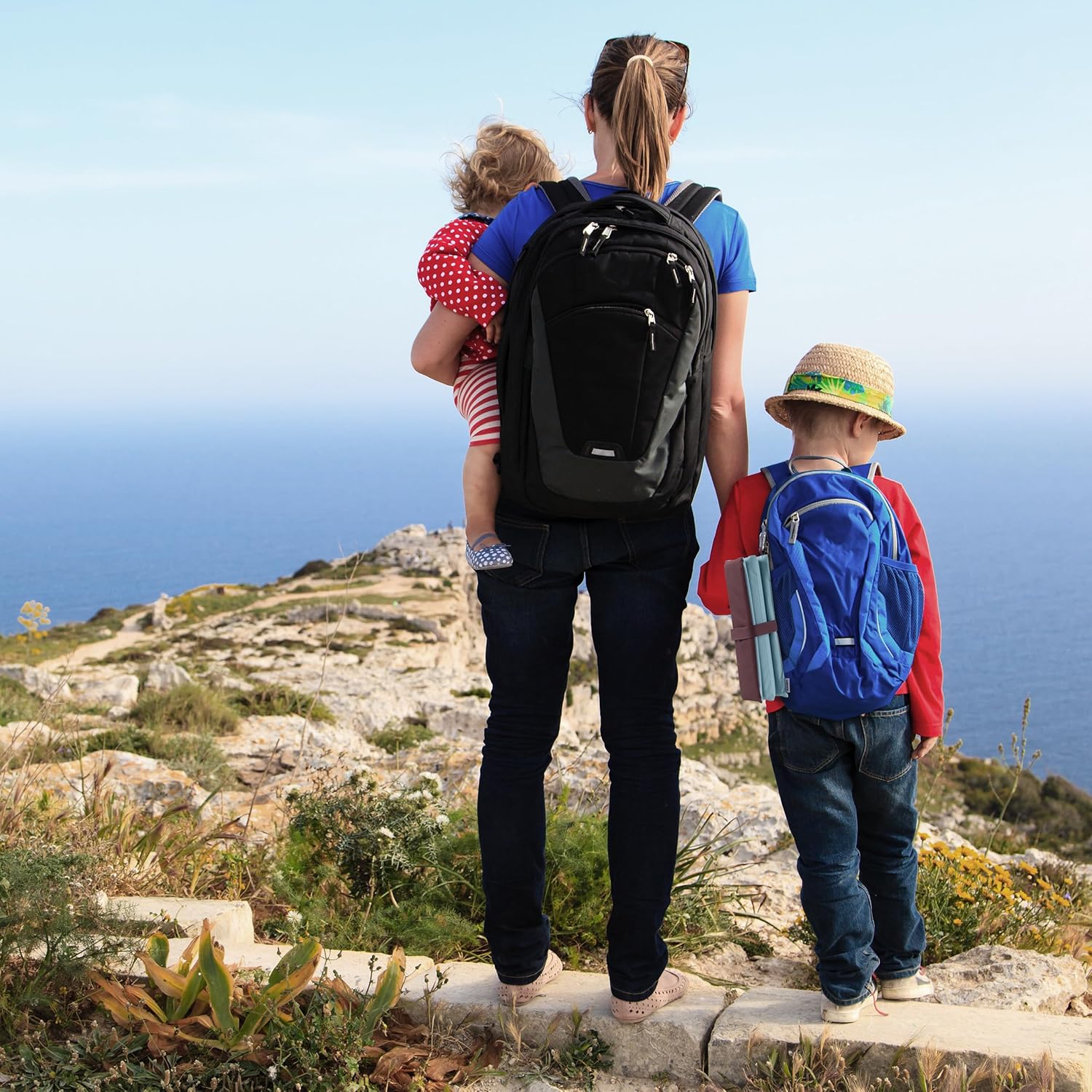BJORKI® Kinder-Sitzkissen, faltbares Outdoor-Sitzkissen mit optimalem Kälte- und Nässeschutz, robuste Outdoor-Sitzauflage, das Thermo-Sitzkissen für Wandern, Stadion und unterwegs – Bild 7