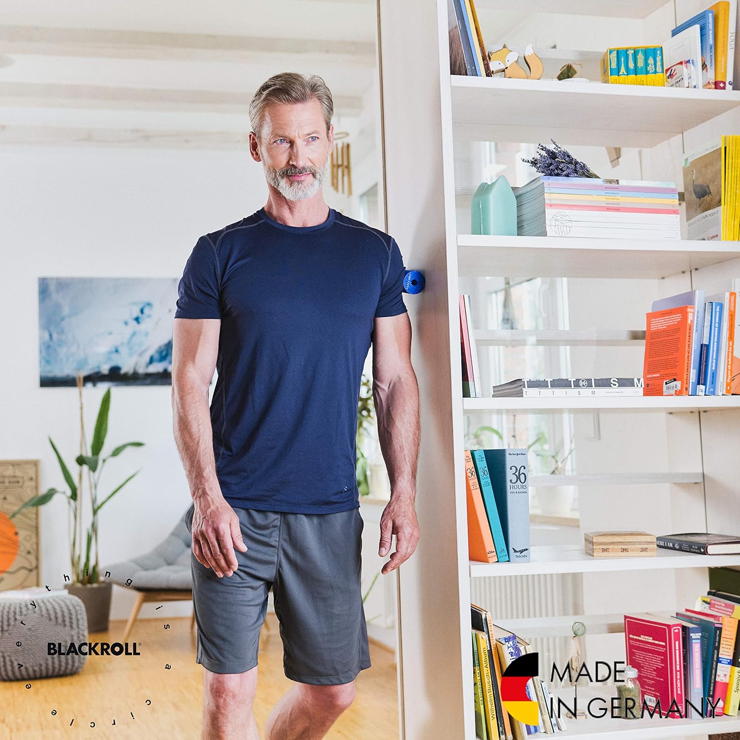 Blackroll Mini Foam Roller – der Klassiker. Der kleine Selbstmassageroller für Ihre Muskeln in verschiedenen Farben., schwarz – Bild 7