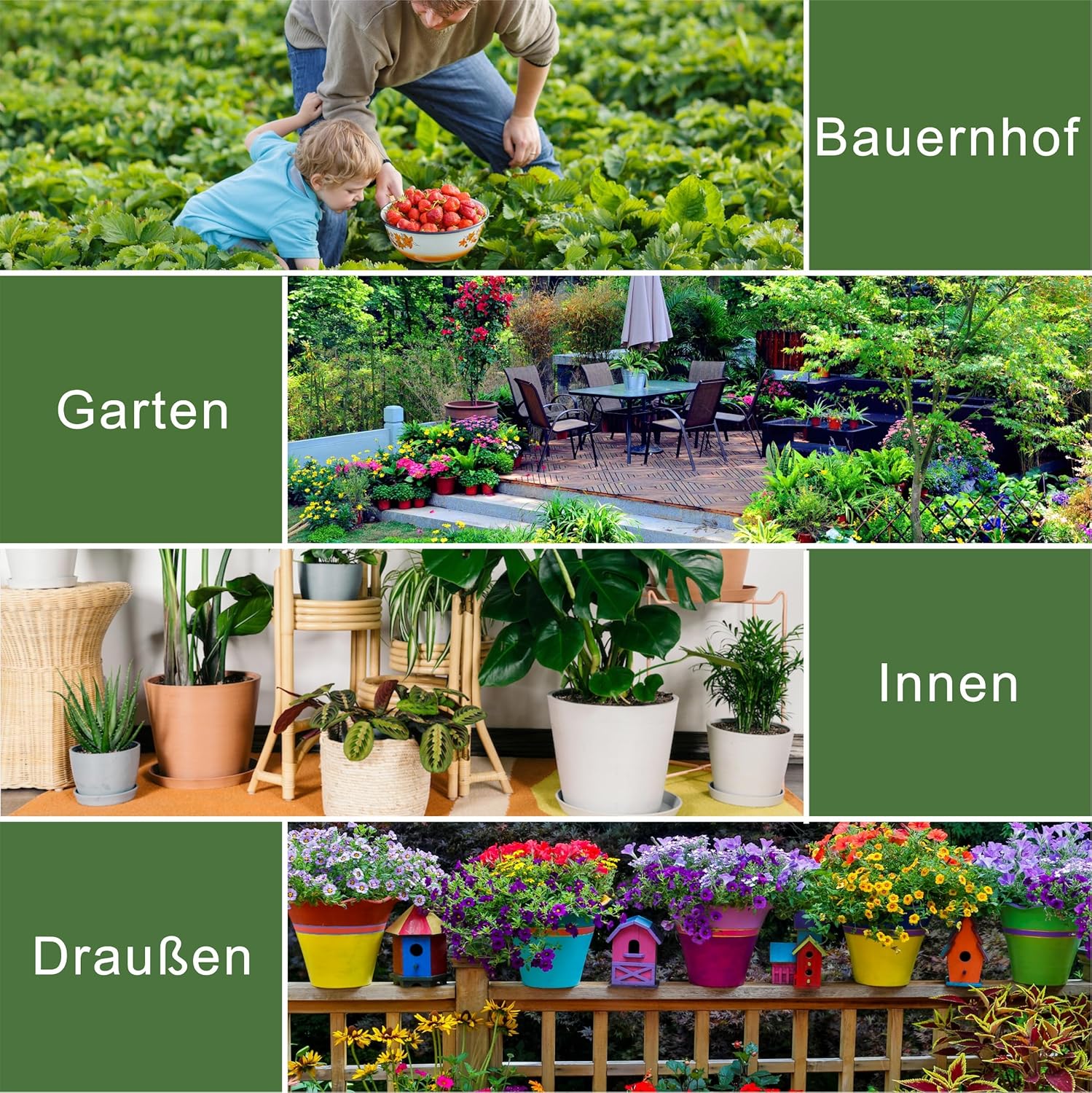 Lange Sonde für den tiefen Einsatz, Bodenfeuchtemessgerät, Bodenfeuchtemessgerät, Hygrometer für Garten und Landwirtschaft, Bodentester, keine Batterien erforderlich – Bild 6