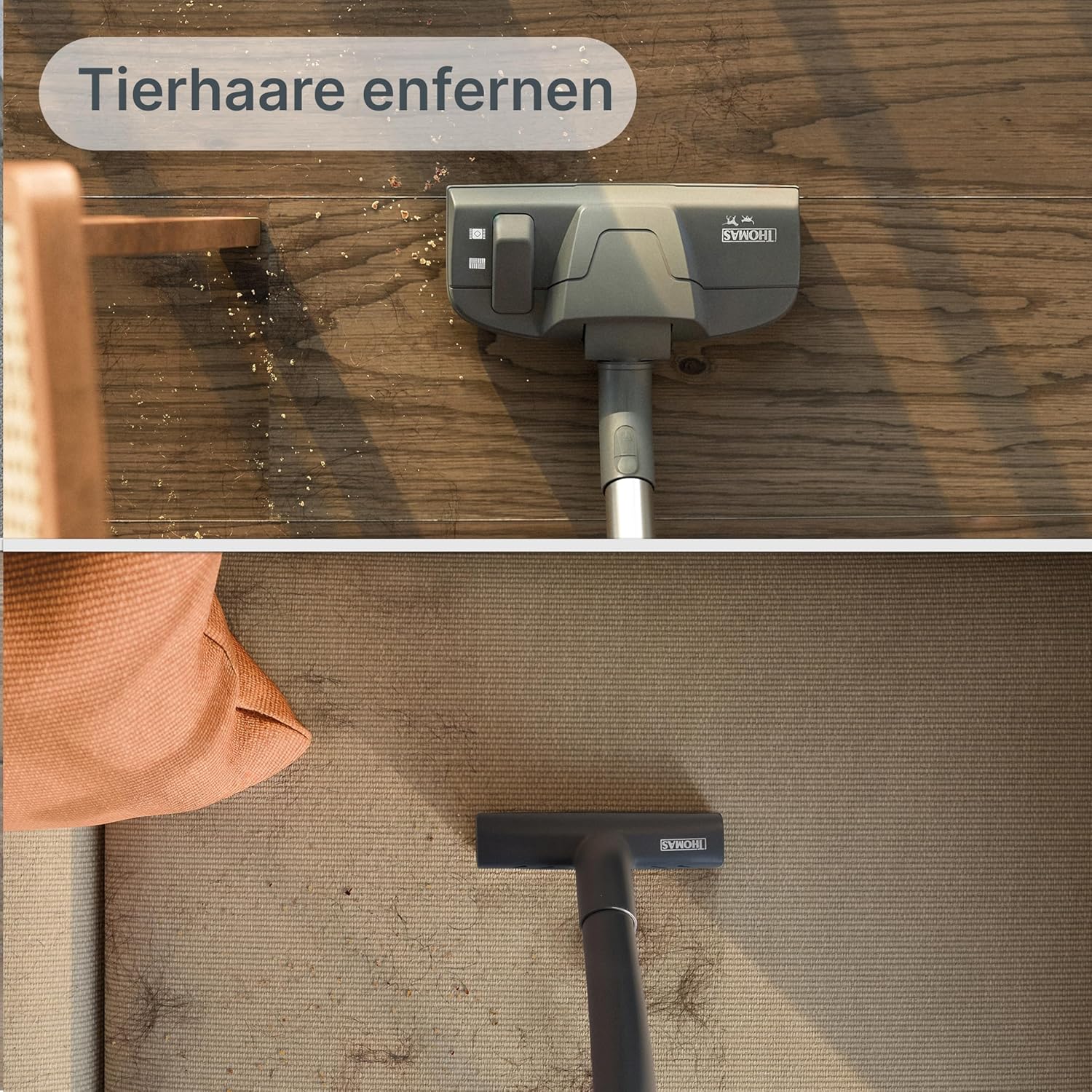 THOMAS CYCLOON HYBRID PET & FRIENDS Beutelloser Staubsauger, Zyklonstaubsauger, Zyklonfilterung, Wasserfilterung, ideal für Haustierbesitzer, 1700 Watt max., Hergestellt in Deutschland – Bild 6