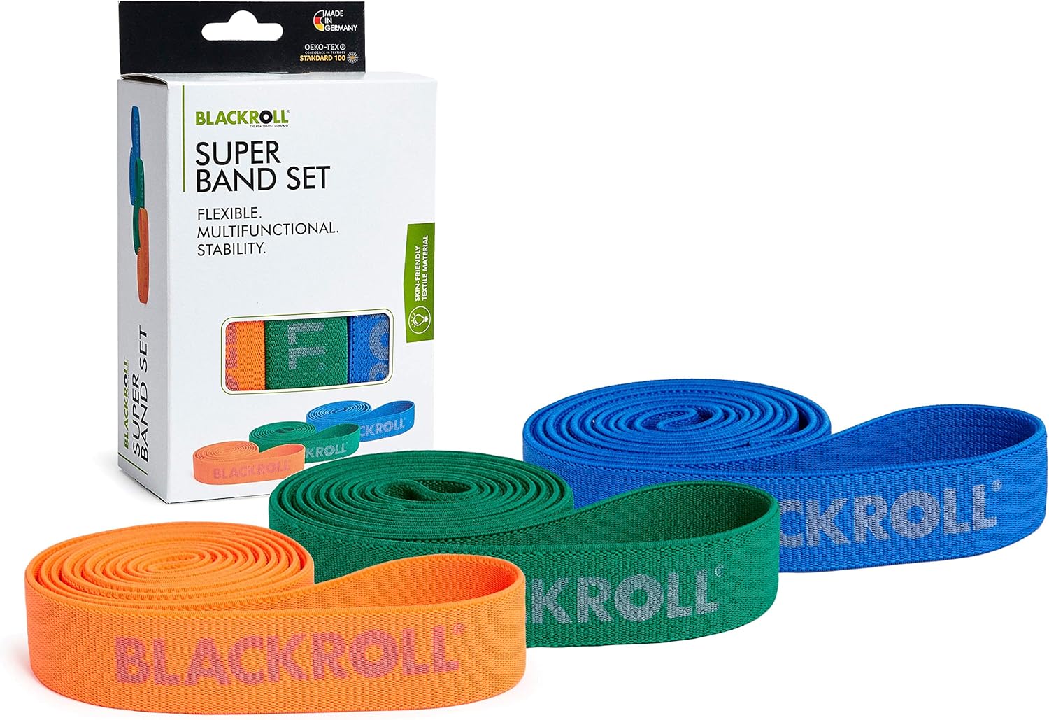 Blackroll® Superband – Fitnessband Trainingsband/Gymnastikband/Sportband für eine stabile Muskulatur mit unterschiedlicher Dehnbarkeit