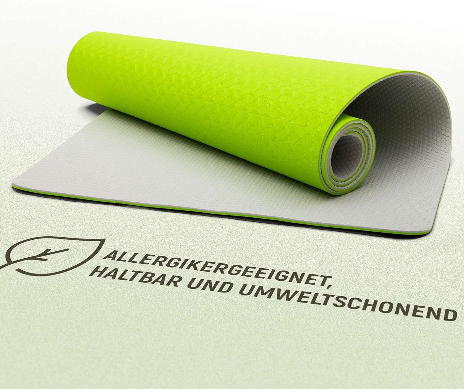 Premium Yogamatte / Sportmatte für den professionellen Sportbereich und E-Book mit über 100 Übungen, Gymnastikmatte, Fitnessmatte, Trainingsmatte, Pilatesmatte, Weichbodenmatte. – Bild 4