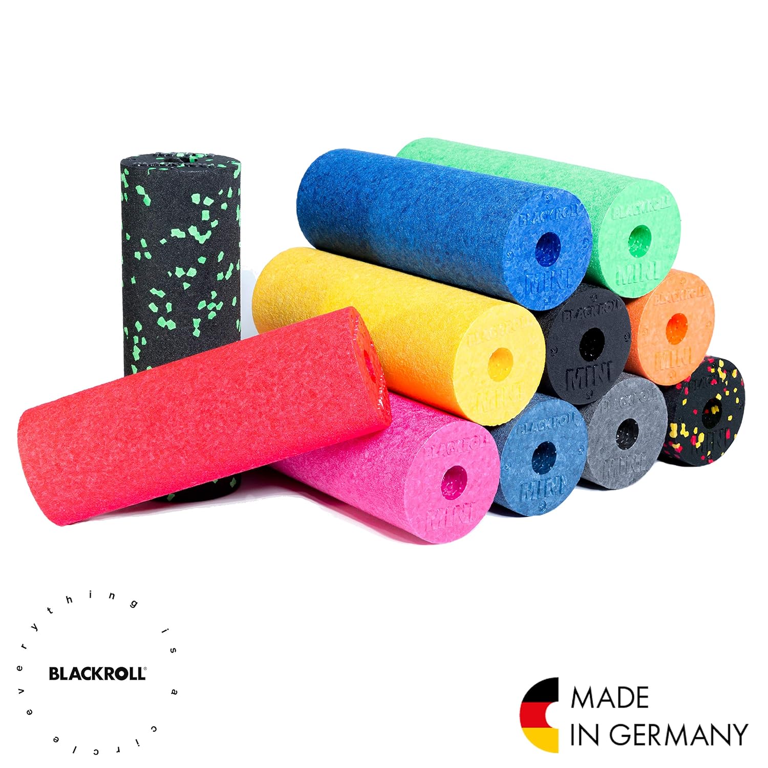 Blackroll Mini Foam Roller – der Klassiker. Der kleine Selbstmassageroller für Ihre Muskeln in verschiedenen Farben., schwarz – Bild 8