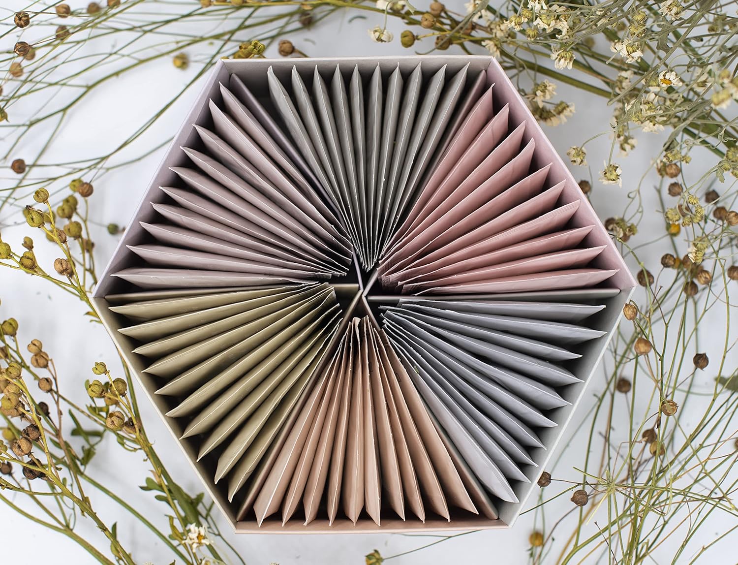 ACORUS Wellness-Teeset – Naturtee-Auswahlbox mit 6 Geschmacksrichtungen, Tee-Geschenkset, große Teebox mit 60 Kräuter-Teebeuteln, 6 funktionelle Tees – Bild 5