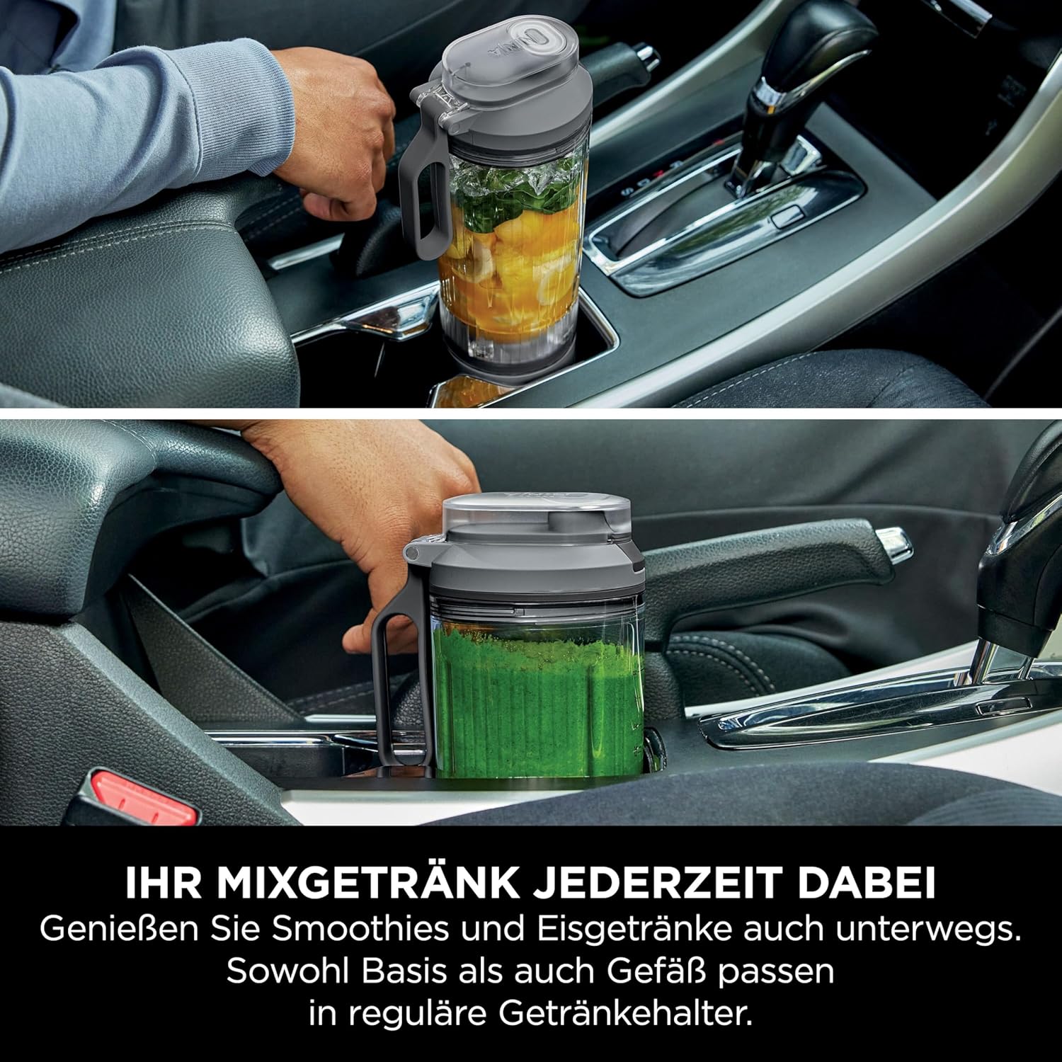 Ninja Blast Max BC251EUGY Tragbarer Mixer/Mixer/Smoothie-Maker, 570 ml, wiederaufladbar, Mixbecher und auslaufsicherer Deckel, 3 Funktionen, Smoothies, Protein-Shakes, Cool Grey – Bild 10