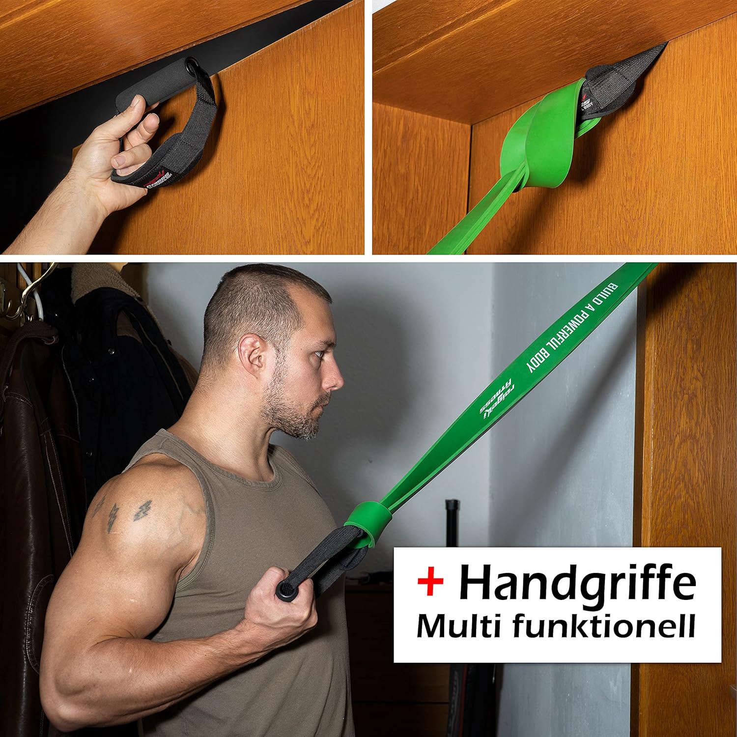 Raigeki Fitness-Widerstandsbänder, Gummibänder (+ Trainingspläne) (Einzel- und Set), lange Widerstandsbänder, Fitnessbänder für Kraftsport – Fitnessband Terrabands Gymnastikbänder – Bild 7