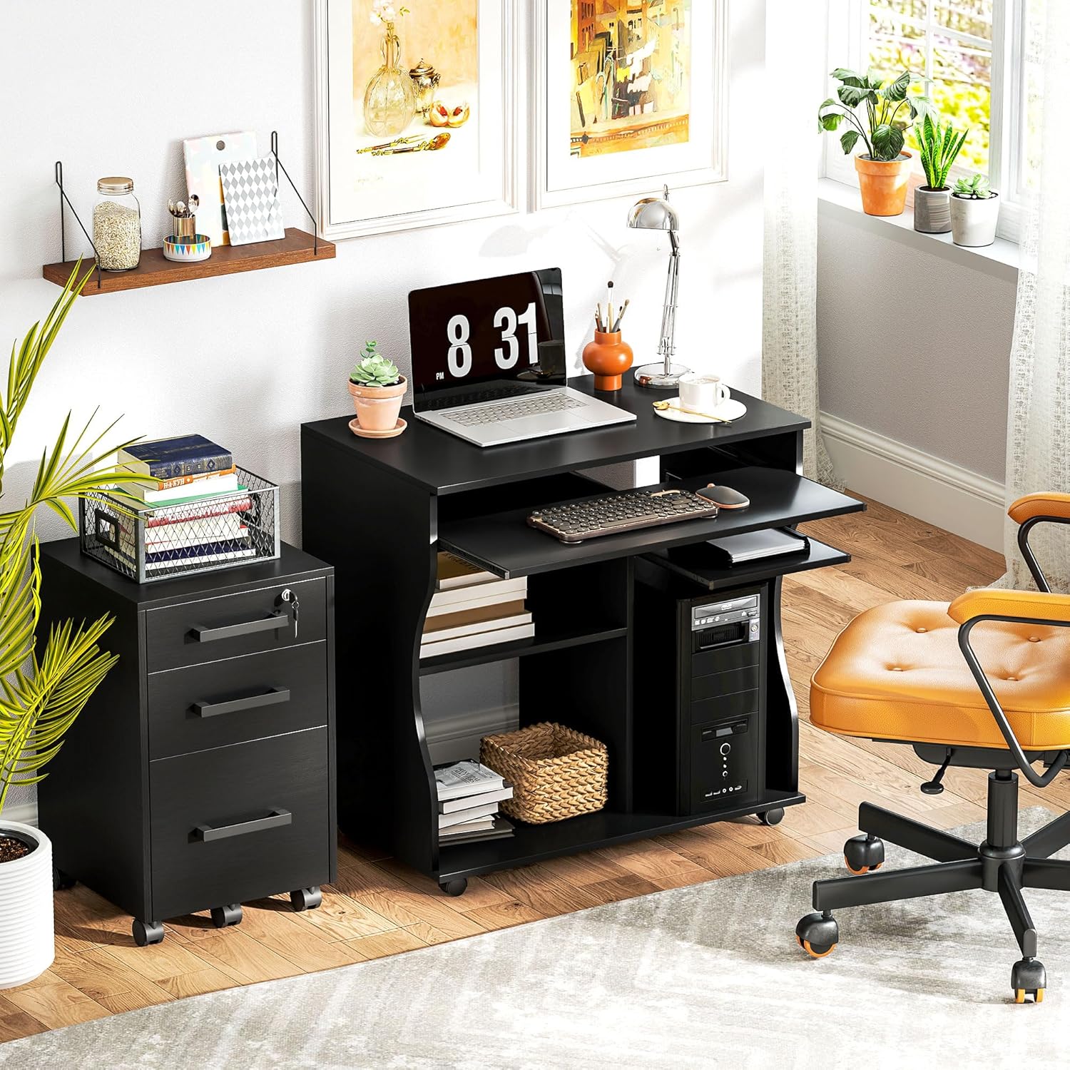 Homcom Eckschreibtisch, Schreibtisch, Bürotisch, PC-Tisch, Computertisch – verschiedene Modelle – Bild 7