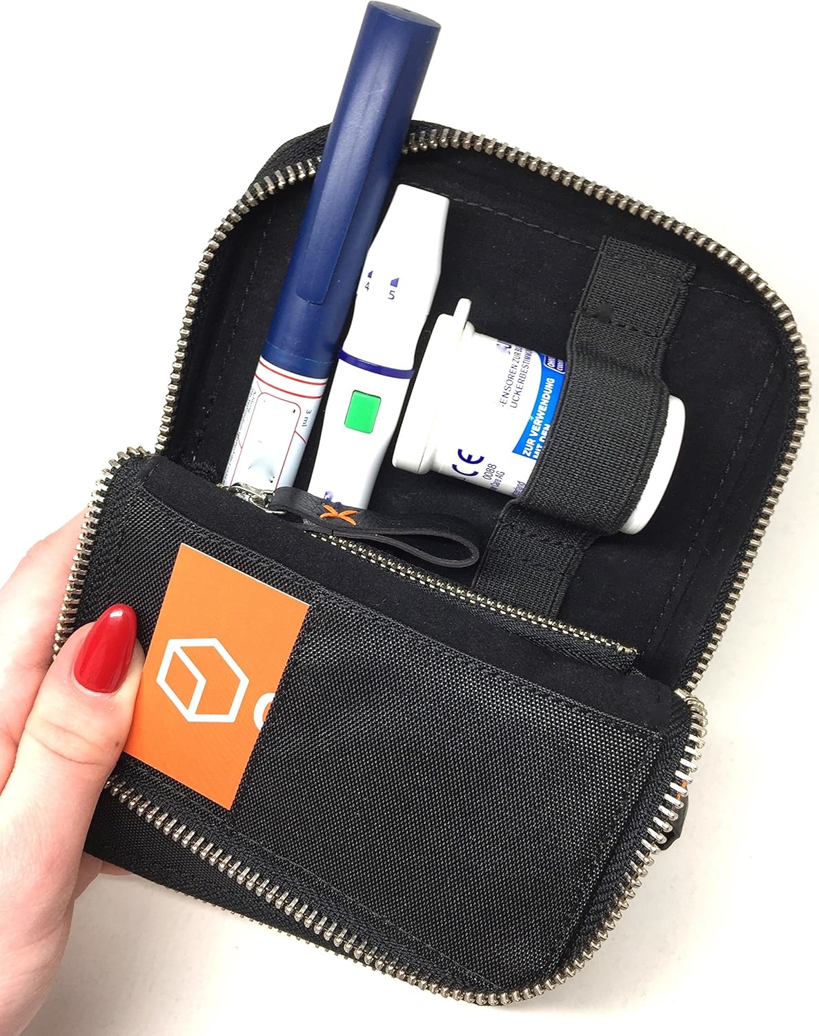 Diabetikertasche One Plus Nylon Schwarz 205 – Bild 7