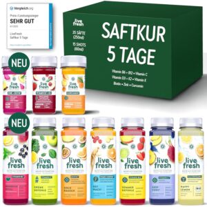 LiveFresh Saftkur für 5 Tage, 35 S...
