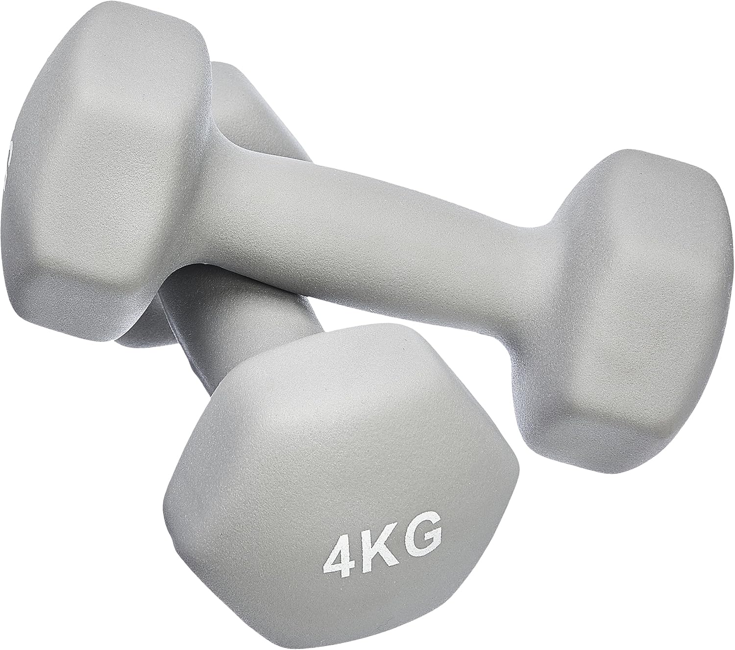 Amazon Basics Neopren Hanteln Gewichte (2er-Sets, 1kg - 5kg Hanteln) – Bild 3
