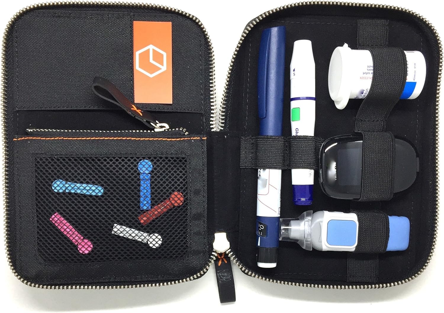Diabetikertasche One Plus Nylon Schwarz 205 – Bild 6