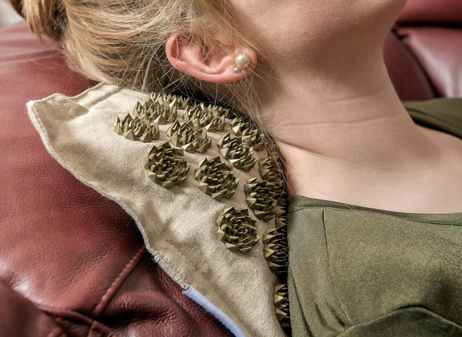 naturling Akupressurmatte 70 x 45 cm mit Kissen und Tasche – Nachhaltiges Akupunkturmatten-Set aus Leinenstoff und Kokosfasern – Bild 7