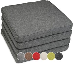 sunnypillow 4er Set Stuhlkissen, wa...