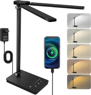 Schreibtischlampe LED 15W Dimmbar, ...