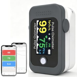 Fingerspitzen-Pulsoximeter, Bluetoo...
