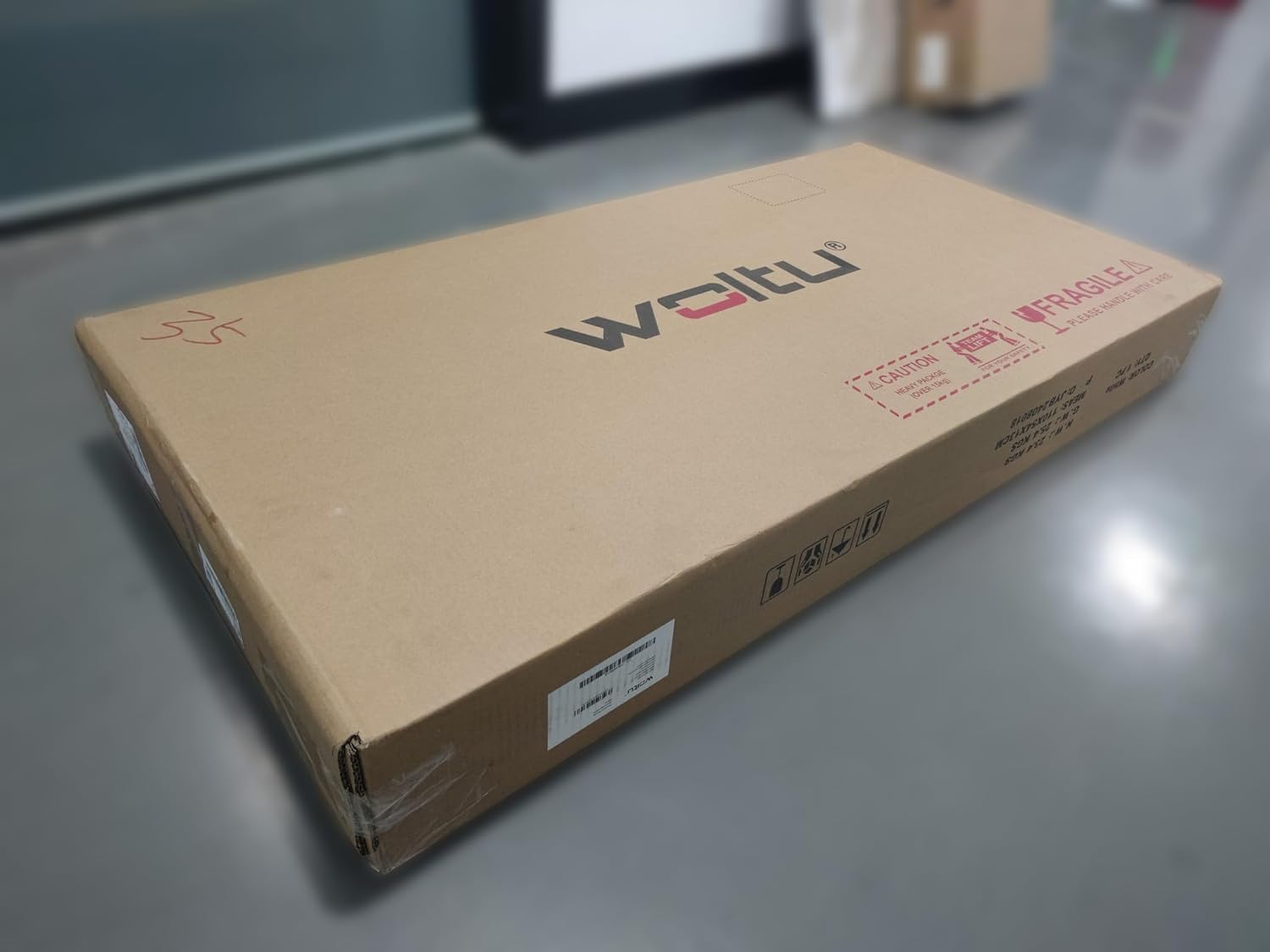 WOLTU Bürostuhl, ergonomischer Chefsessel, doppelschichtig, weiche Rückenlehne, 3-stufige Rückenlehnenverstellung mit Lordosenstütze, Fußstütze für Büro, Besprechungsraum, PU, Schwarz – Bild 7