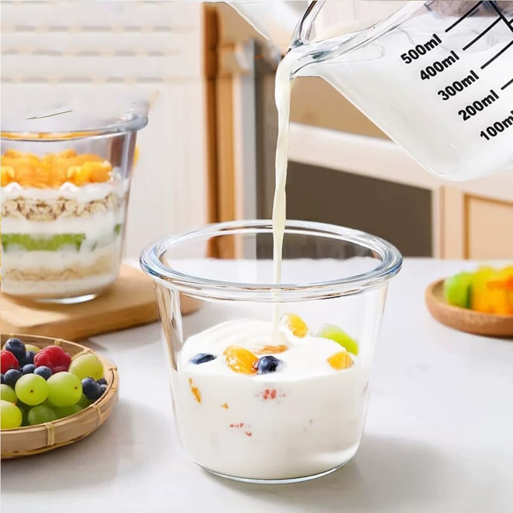 710 ml Glasbehälter mit Deckel, Glas-Vorratsdosen-Set für Lebensmittel, Glas-Suppenbehälter, Meal-Prep-Gläser, spülmaschinenfest, mikrowellen- und gefriergeeignet, BPA-frei (4 Stück) – Bild 12