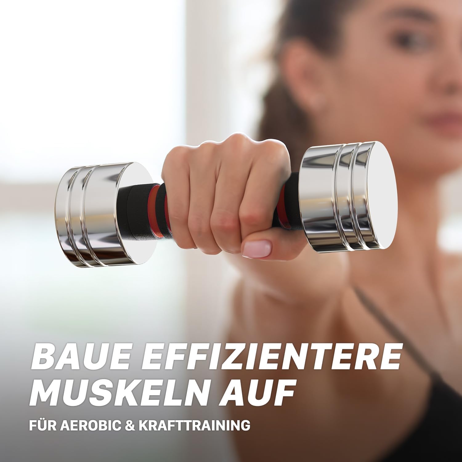 Northdeer Stahlhanteln, ultrakompakt, verstellbare Hanteln, 2,5 kg, 5 kg, 7,5 kg, 10 kg, 15 kg, 25 kg, mit Schaumstoffgriff, innovative Stahlhantel für den Heimgebrauch – Bild 6