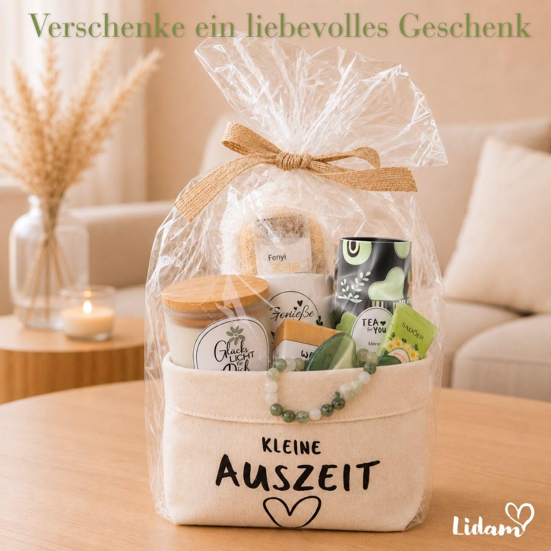 Wellness-Geschenkset für Frauen, kleine Auszeit, Wellness-Geschenkkorb, Geschenktüte für Frau, Geschenke für Freundin, Geburtstagsgeschenk für Frauen, Entspannungsgeschenk – Bild 4