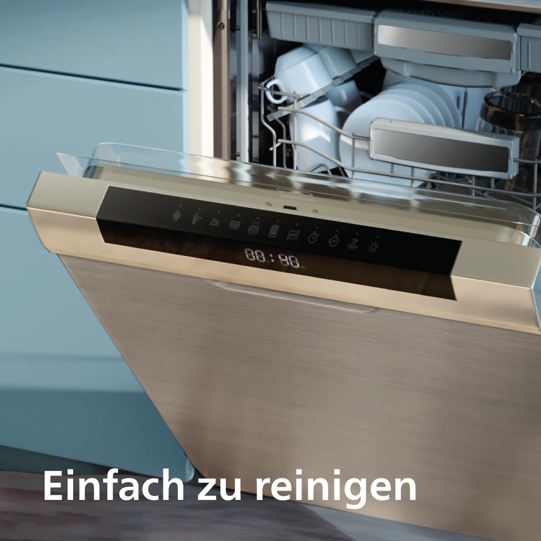 Philips Airfryer 3000 Series Dual Basket, Heißluftfritteuse mit 2 Körben, 9 l Fassungsvermögen (6 l + 3 l), RapidAir Plus-Heißlufttechnologie, 90 % weniger Fett, Rezept-App, spülmaschinenfest, Weiß (NA353/10) – Bild 9