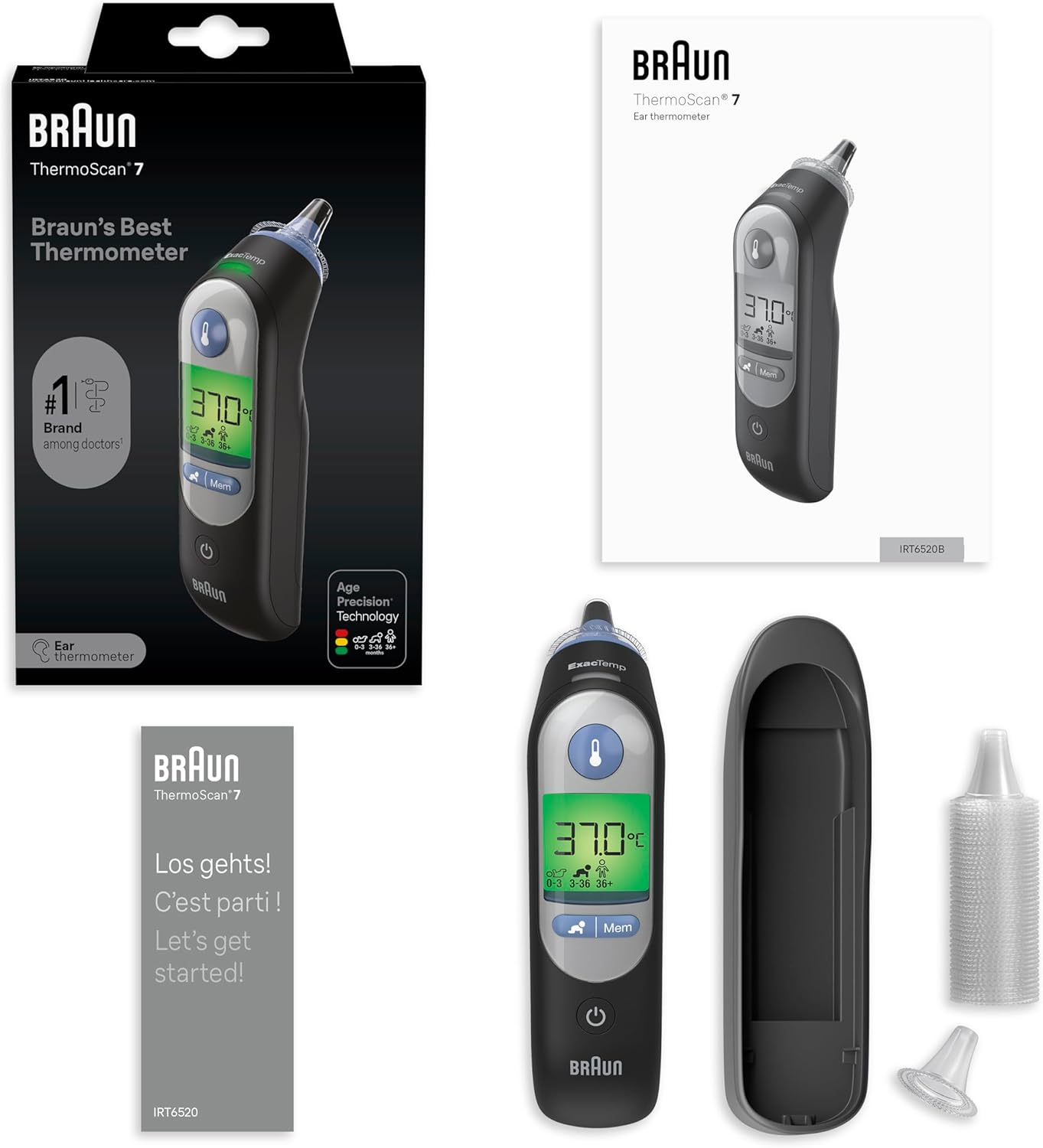 Braun ThermoScan IRT6520B 7 Ohrthermometer mit Alterspräzision – Bild 7