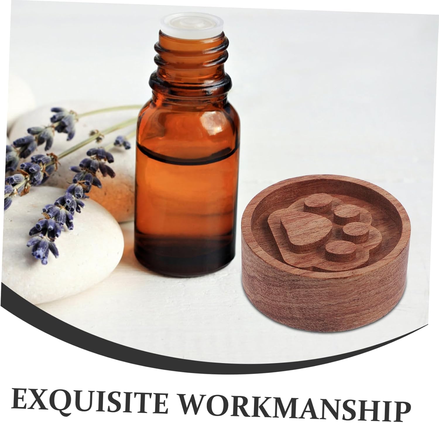 Aromatherapie Diffuser Aus Holz Runder Duftspender Für Ätherische Öle Stilvolles Design Für Zuhause Büro Und Auto Natürliche Holzoptik Zur Schaffung Einer Entspannenden – Bild 8