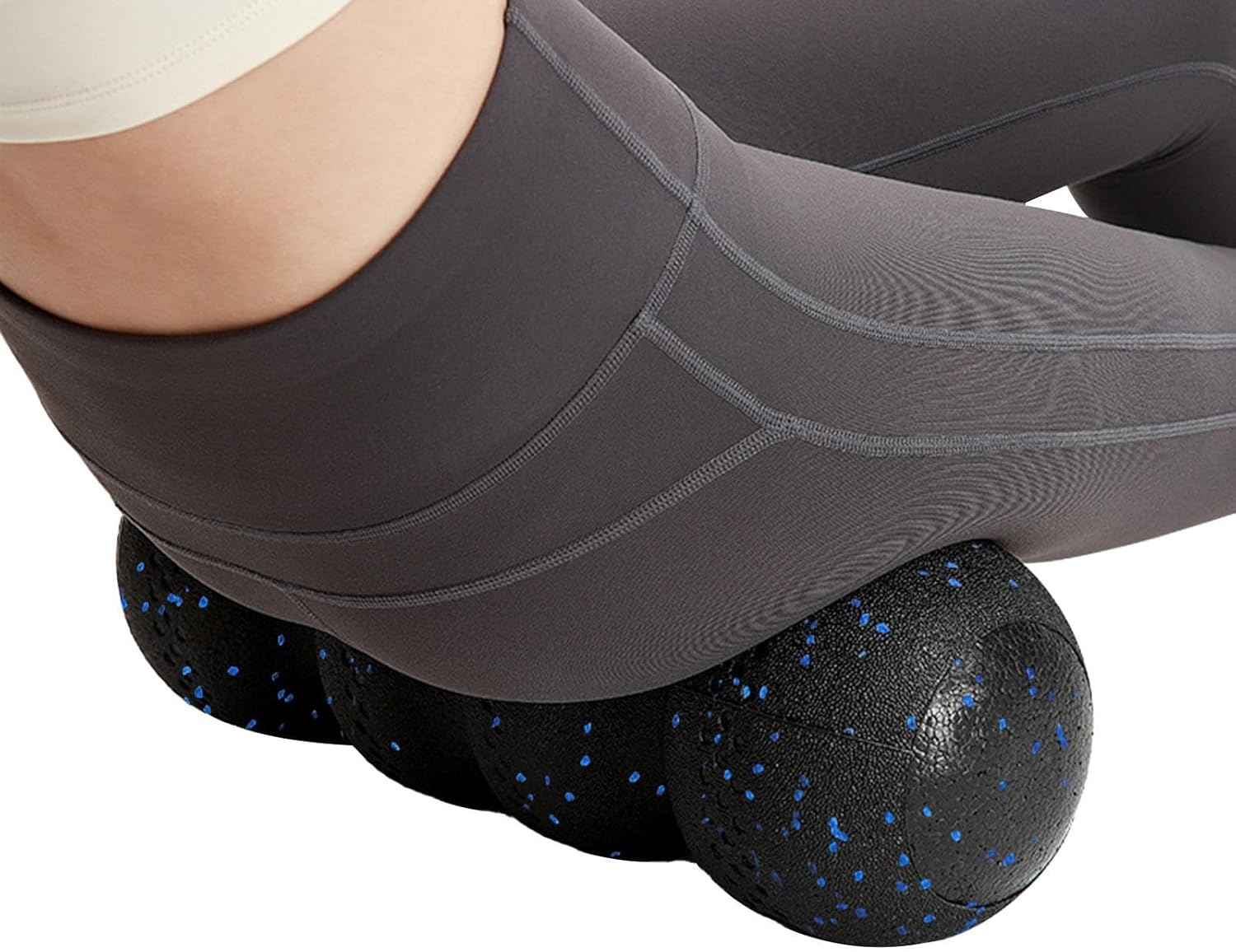 -Faszienrolle, hochdicht, langlebig und leicht Tiefenmassage für Muskelregeneration und Fußbeweglichkeit – ideal für Yoga, Pilates, Unterwegs, alle Fitnesslevel – Bild 3