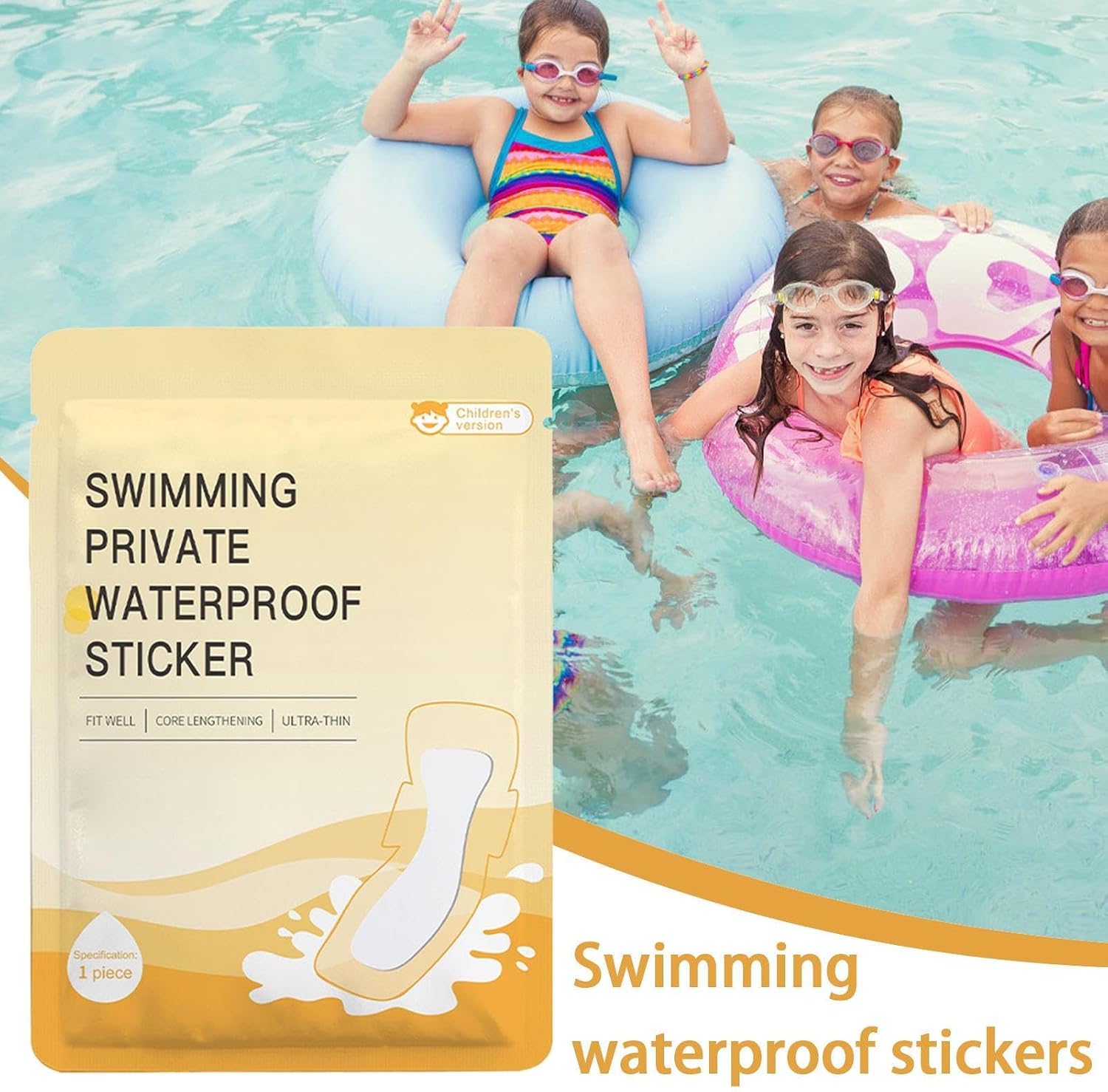 Wasserdichte Damenbinden zum Schwimmen während des | Hypoallergene Hygieneprodukte für den Wasserzyklus, Intimschutz zum Tragen unter dem Kostüm für Outdoor-Aktivitäten – Bild 2