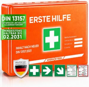 WERKSTEIN Erste-Hilfe-Set mit Wandh...