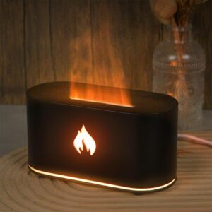HpLive Luftbefeuchter, Flammen-Arom...