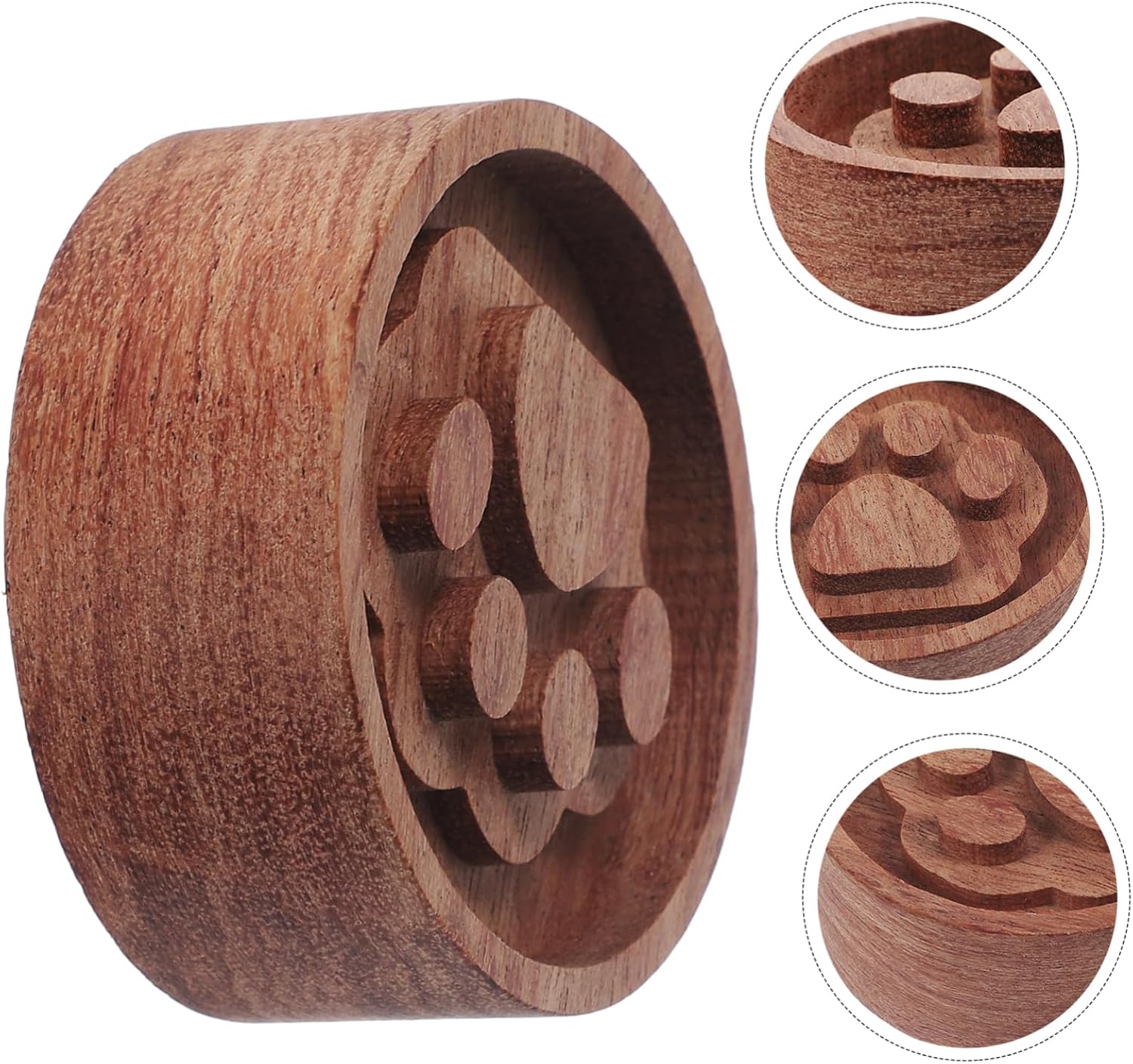 Aromatherapie Diffuser Aus Holz Runder Duftspender Für Ätherische Öle Stilvolles Design Für Zuhause Büro Und Auto Natürliche Holzoptik Zur Schaffung Einer Entspannenden – Bild 7