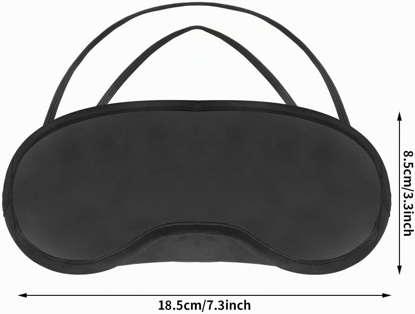 10 Stück Schlafmasken für Seitenschläfer, weiche und atmungsaktive Schlafmaske für Männer und Frauen, lichtblockierende Augenbinde zum Schlafen mit verstellbarem Riemen für Männer, Frauen, Kinder – Bild 2