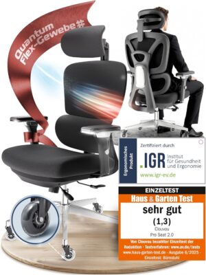 CLOUVOU ProSeat Ergonomischer Büro...