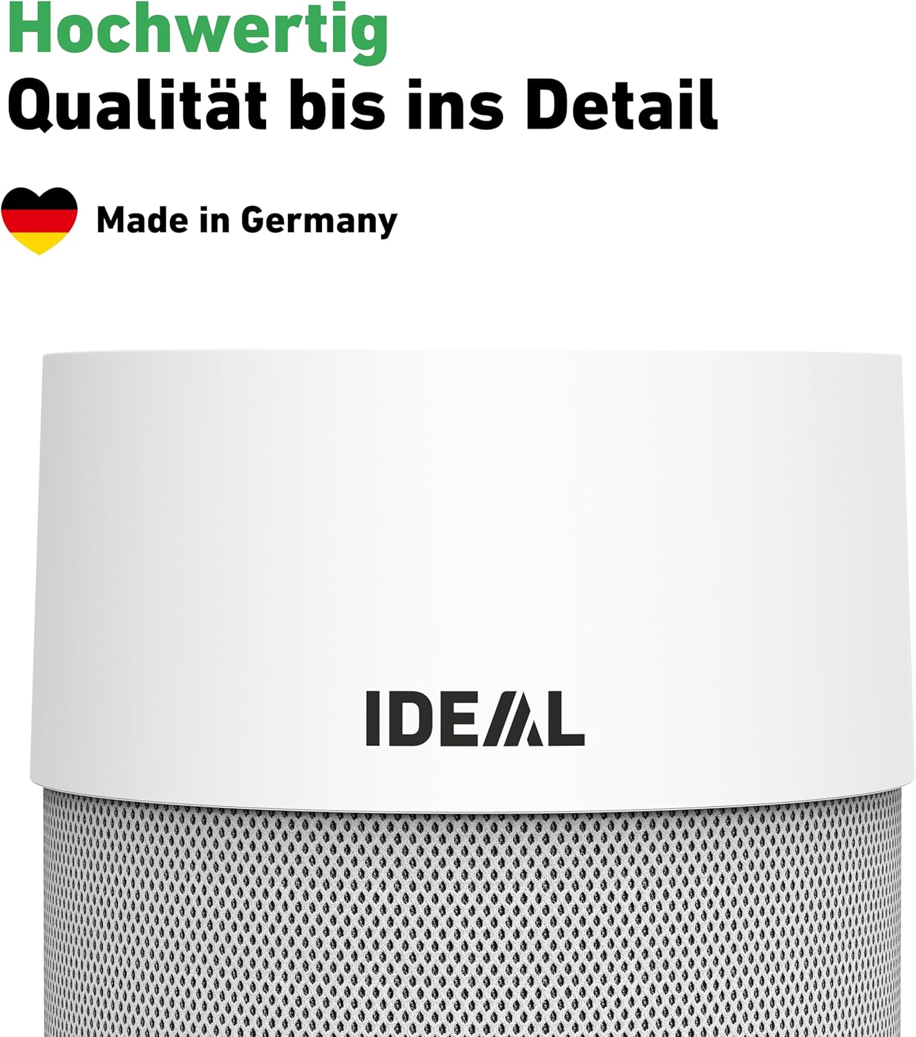 IDEAL - AP40 PRO Luftreiniger bis 50m² | Hergestellt in Deutschland | HEPA-Filter und Aktivkohlefilter, CADR 434 m³/h, 99,99 % Filterleistung (Feinstaub, Allergene, Pollen, Bakterien, Zigarettenrauch, ...) – Bild 2