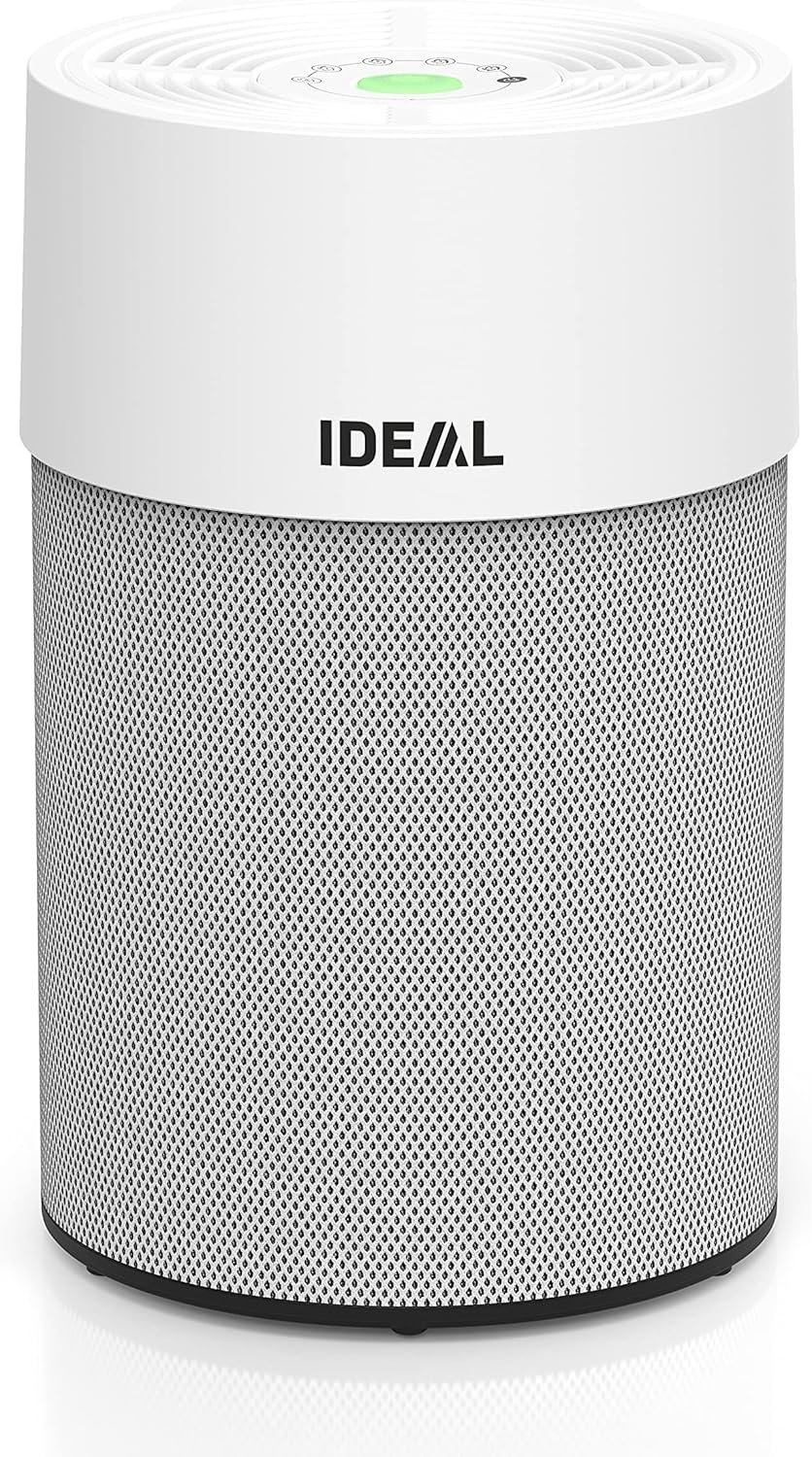 IDEAL - AP40 PRO Luftreiniger bis 50m² | Hergestellt in Deutschland | HEPA-Filter und Aktivkohlefilter, CADR 434 m³/h, 99,99 % Filterleistung (Feinstaub, Allergene, Pollen, Bakterien, Zigarettenrauch, ...)