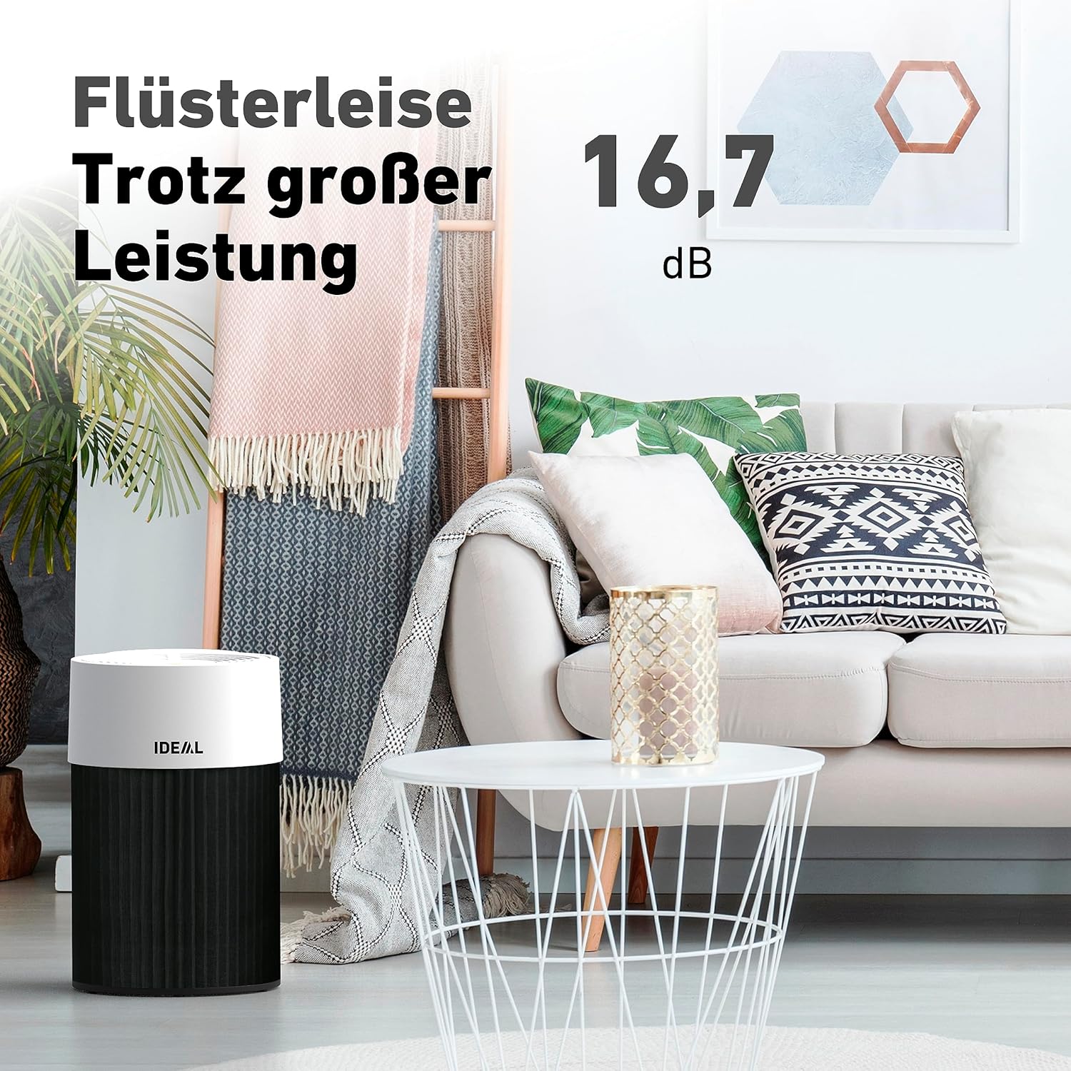 IDEAL - Luftreiniger AP30 PRO bis 40 m² | Hergestellt in Deutschland | 99,99 % Filterleistung HEPA-Filter & Aktivkohlefilter | CADR 301 m³/h, Gegen Allergene, Pollen, Bakterien, Zigarettenrauch usw. – Bild 4