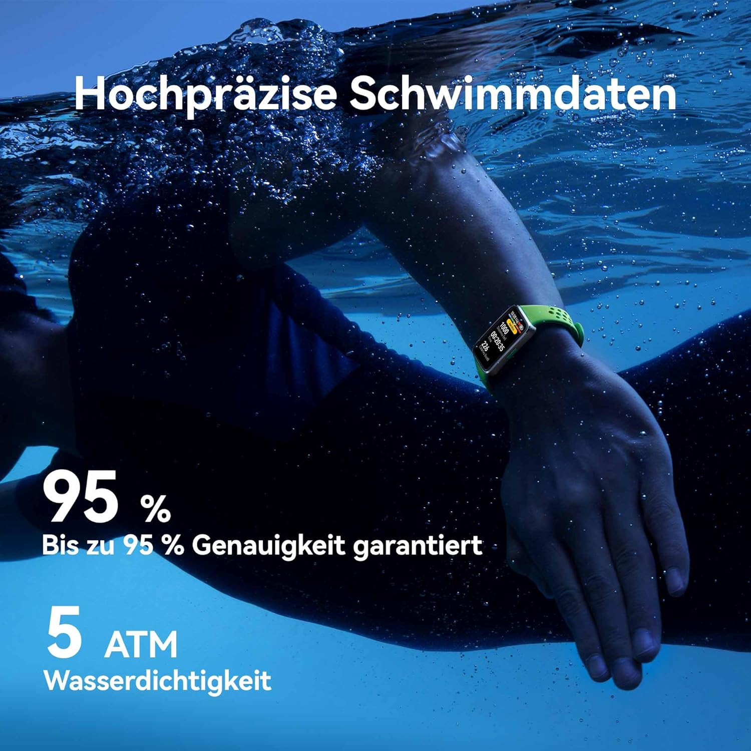 HUAWEI Band 10 Smartwatch Fitness-Tracker Schwarz | Das Tracking rund um die Uhr ermöglicht eine genaue Schlafanalyse und HRV-Messung. Perfekt für Fitnessbegeisterte zur täglichen Erholung. – Bild 5