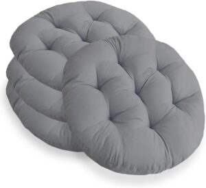 4er Set Stuhlkissen rund 40 cm, run...