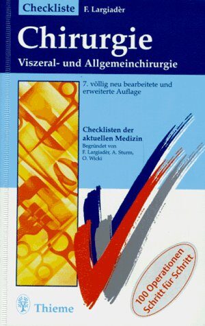 Checklisten der aktuellen Medizin, ...