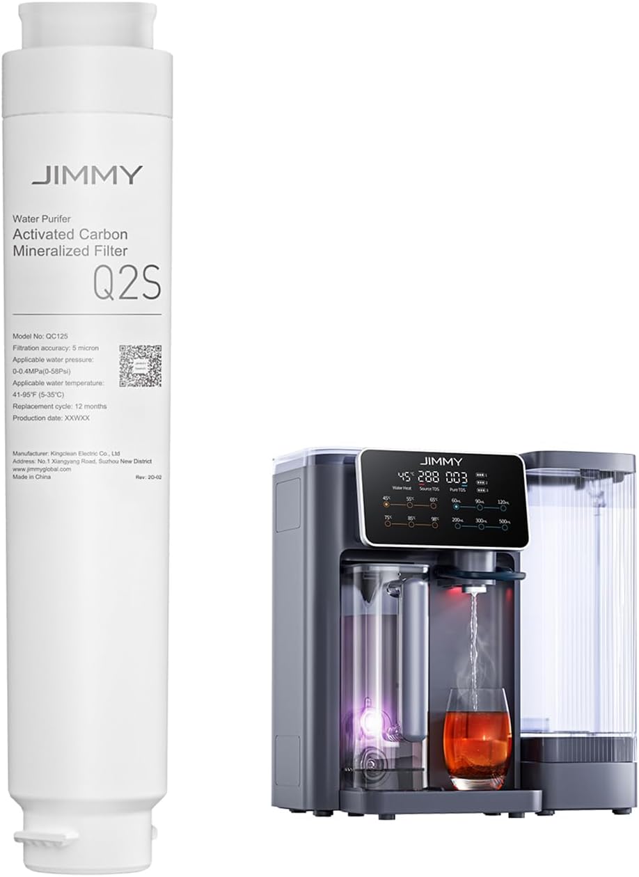 Jimmy R9 R9 Pro M9 Pro Filter Aktivkohle-Mineralfilter Q2S für Ersatzfilter der R9 R9 Pro M9 Pro Osmoseanlage Trinkwasser-Arbeitsplatte – Bild 2