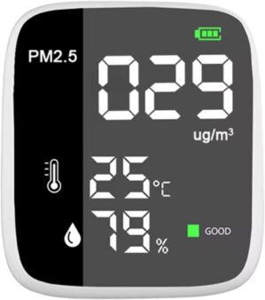 PM2.5 Luftqualitätsmesser mit Echt...