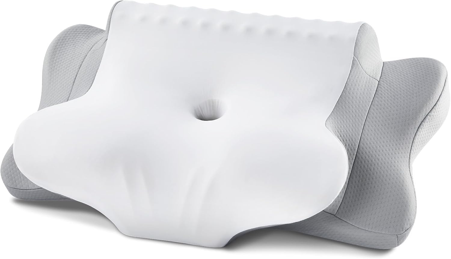 Nackenkissen, Memory-Schaum-Kissen, ergonomisches Kissen, Nackenstützkissen für Seitenschläfer, Rücken- und Bauchschläfer