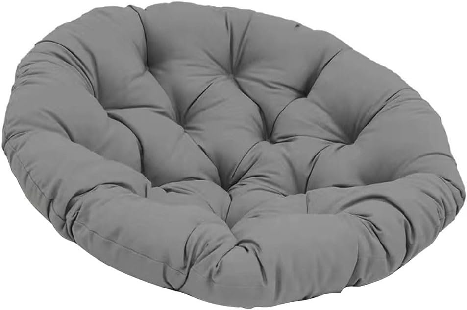 60 x 60 cm Sitzkissen Stuhlkissen – waschbares rundes Outdoor-Sitzkissen – Schaukelkorb-Schaukelstuhlkissen – für Hängesessel (C) – Bild 3