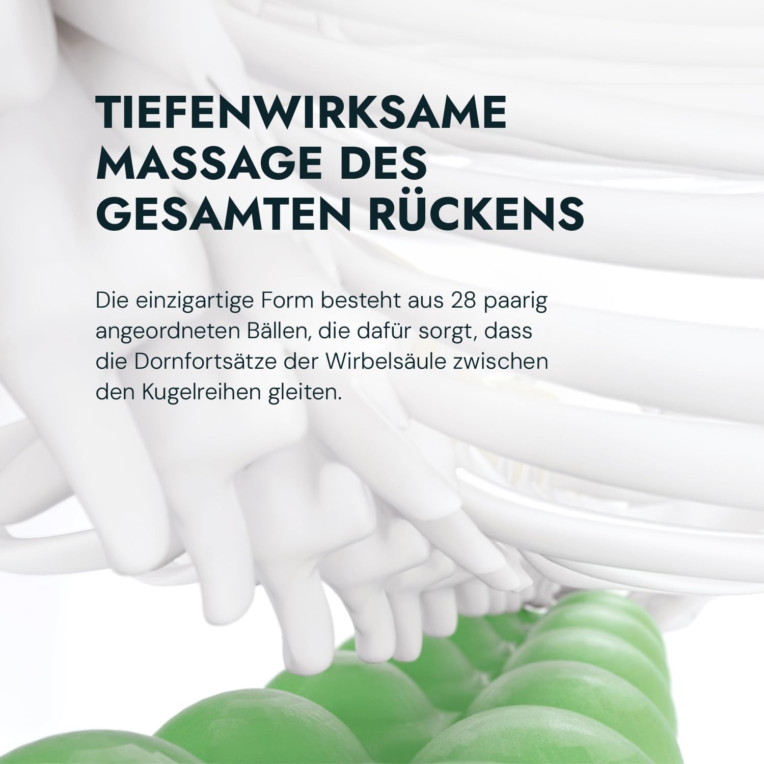 Spinefitter von Sissel Red | Massagegerät für Rücken & Gleichgewicht | Rückentrainer löst Verspannungen und Blockaden | Ideal für Pilates und Yoga | Zur Entspannung der Wirbelsäule | Für Zuhause und Praxis – Bild 3