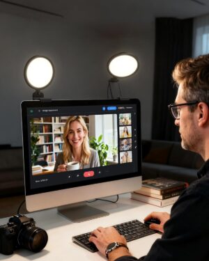2 Stück Ringlicht Laptop 5 Zoll Vi...