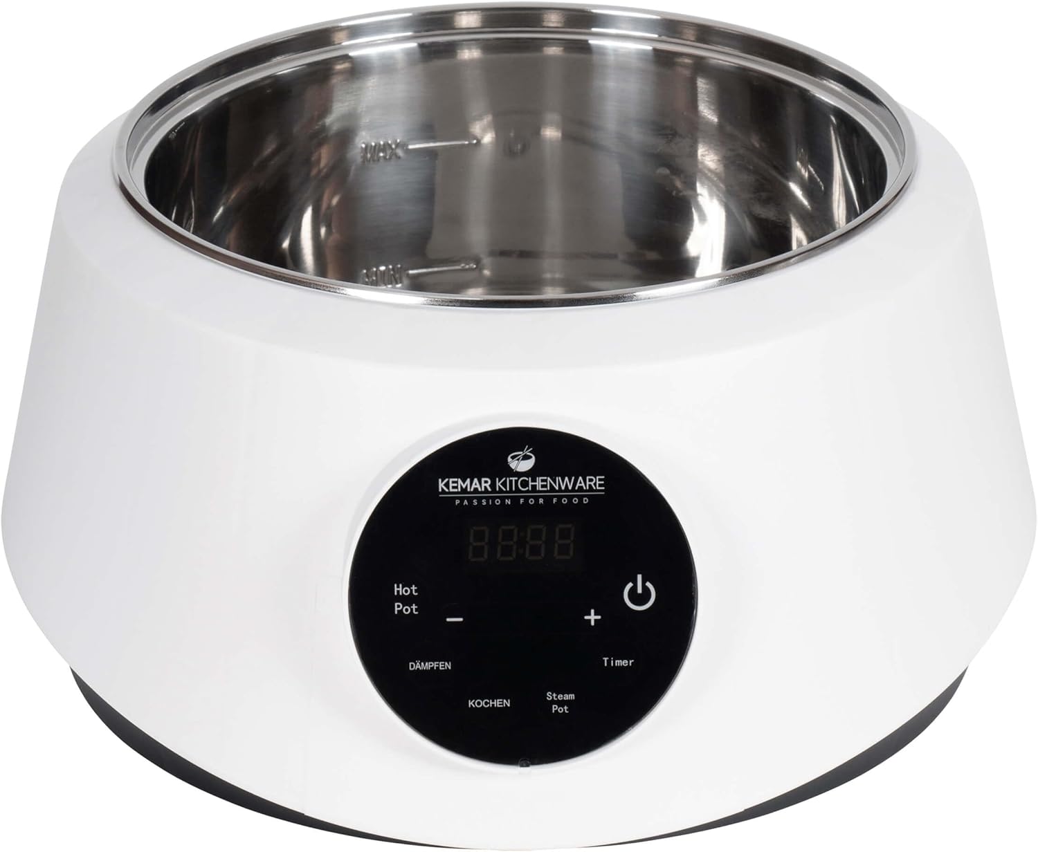 KFS-3000 Dampfgarer, Hot Pot, Fondue mit Touch-Display, 3 Dampfkörbe aus Edelstahl, 4 Programme, Timer, Dampfgarer (KFS-3000 Standardversion) – Bild 6