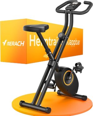 MERACH faltbarer Heimtrainer mit LC...