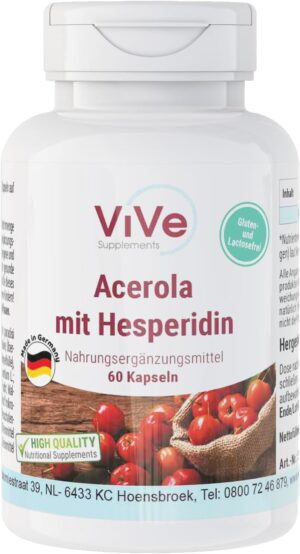 Acerola mit Hesperidin – 60 Kapse...